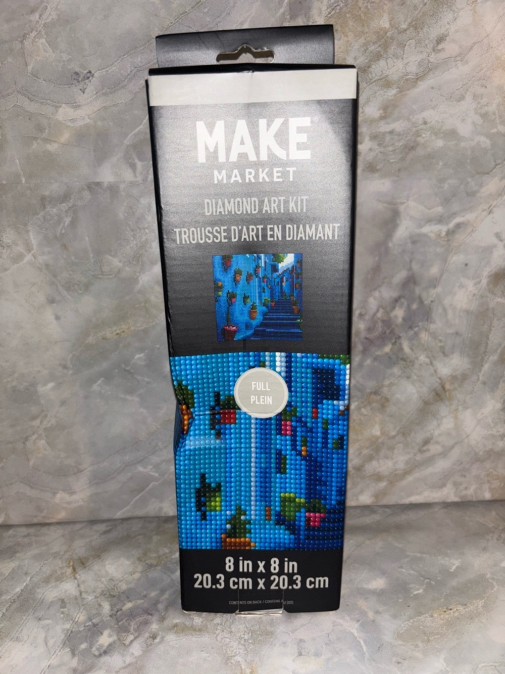 MAKE MARKET Diamond Art Kit - Blue Mosaic Design